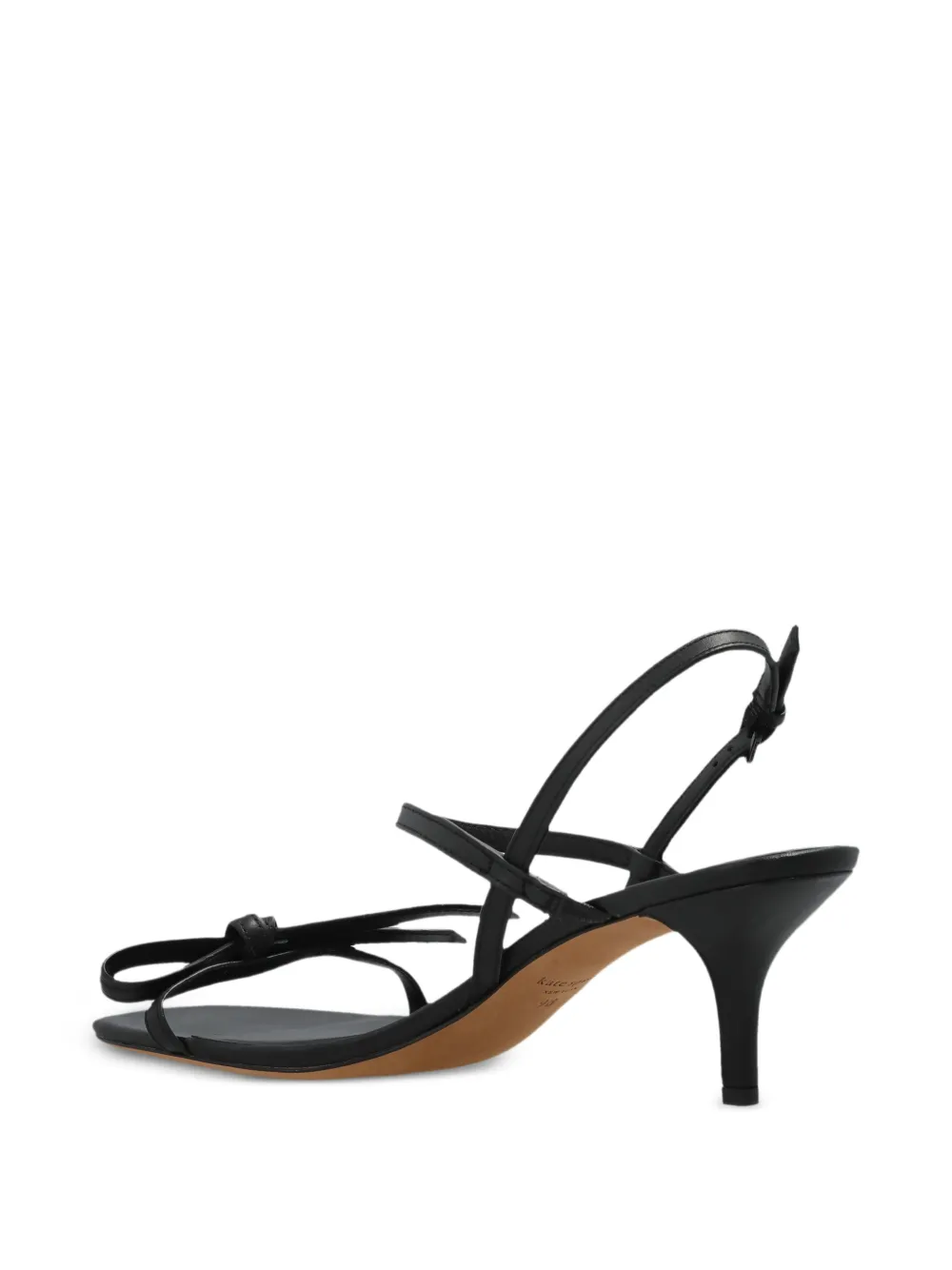  Kate Spade Bow Strap Sandals - Black 