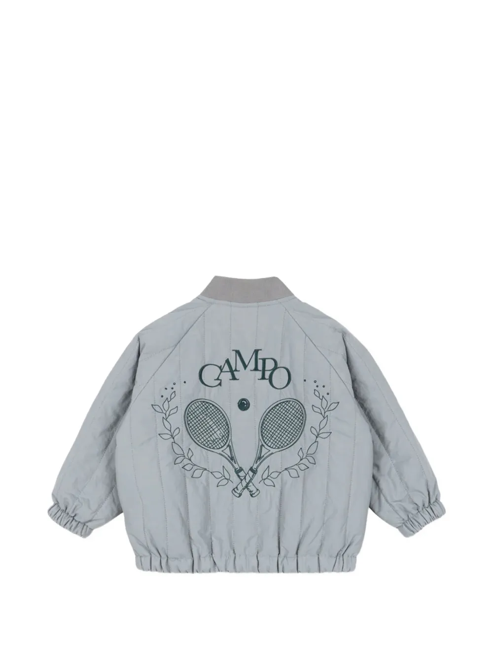  Konges Sløjd Juno Embroidered Quilted Bomber Jacket - Blue 