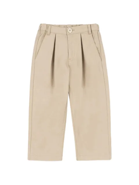 Konges Sløjd pleated elasticated trousers