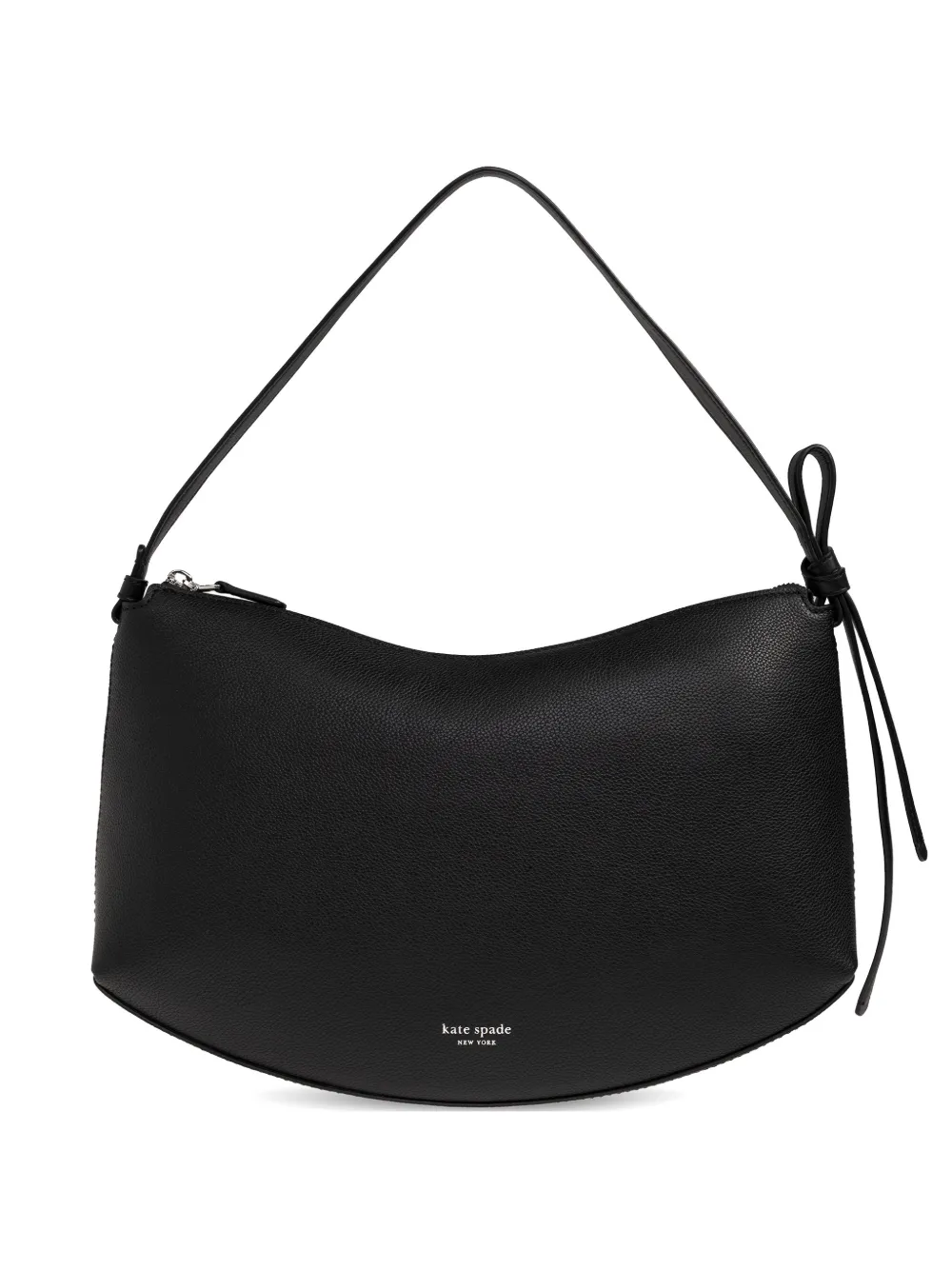 Kate Spade tie detail leather shoulder bag - Nero