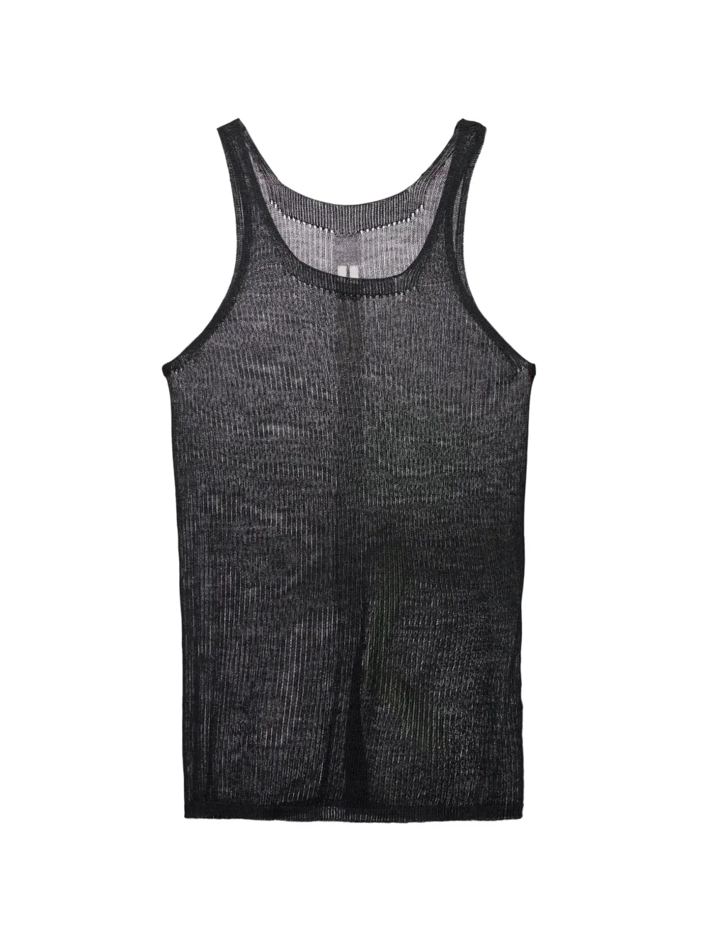 Rick Owens ribbed top - Nero