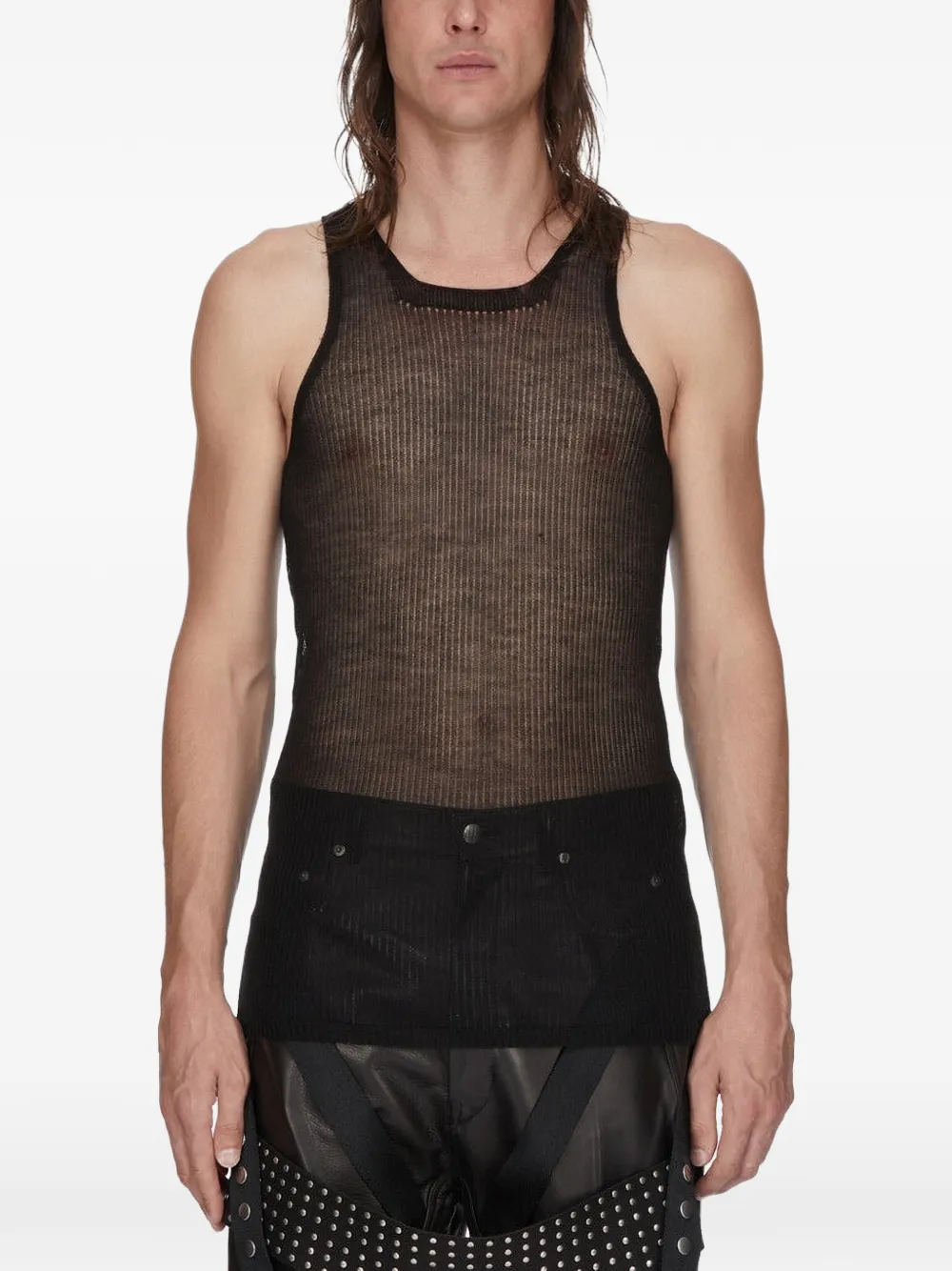 Rick Owens ribbed top · XS