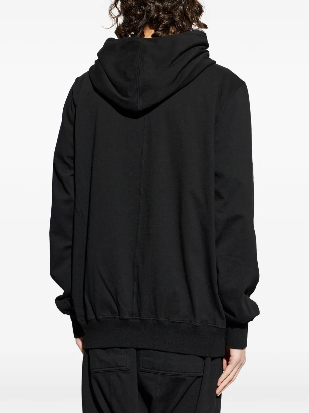 Rick Owens DRKSHDW Hoodie met rits Zwart