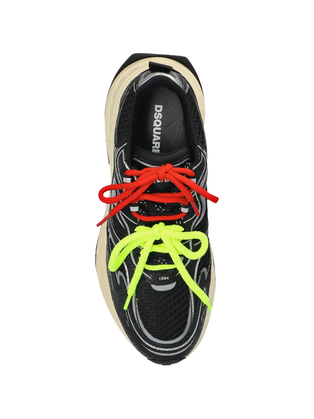 DSQUARED2 Sprinter leaf-appliqué sneakers Zwart