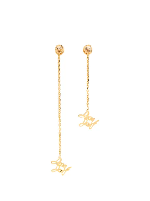 DSQUARED2 chain script earrings