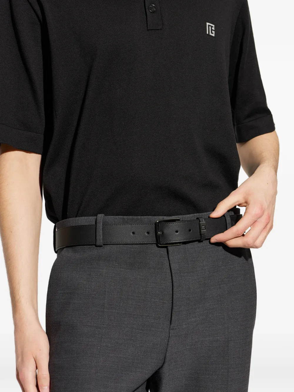 FF-logo buckle belt