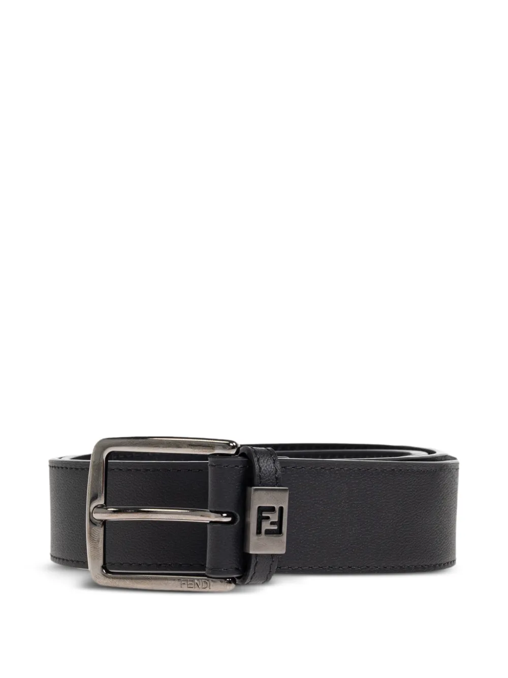 FENDI FF-logo buckle belt - Nero
