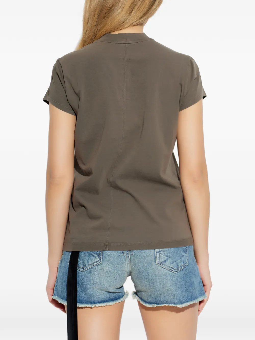 Rick Owens DRKSHDW T-shirt met zak Bruin