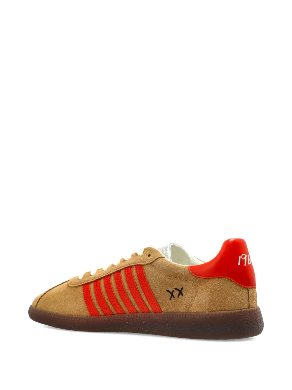 DSQUARED2 Rebels lace-up fastening sneakers Beige