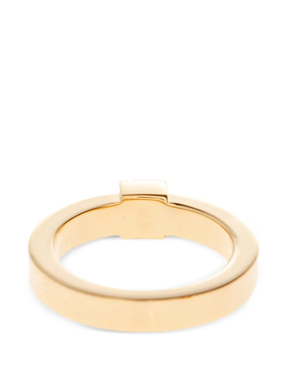  Fendi Anillo Con Logo Ff - Dorado 