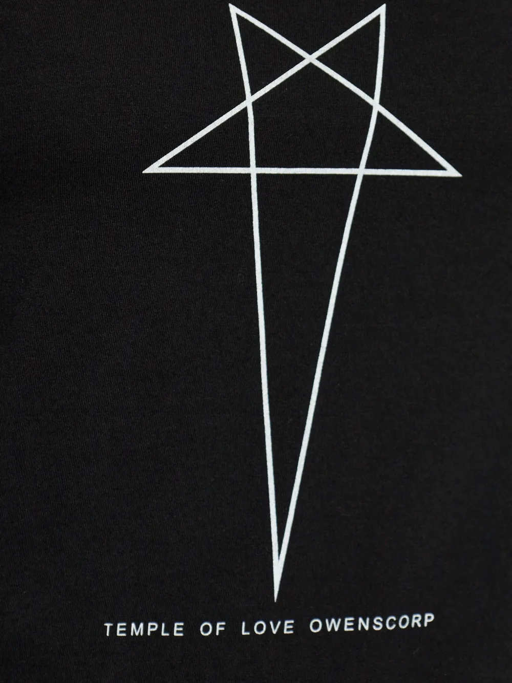 Rick Owens DRKSHDW T-shirt met print Zwart