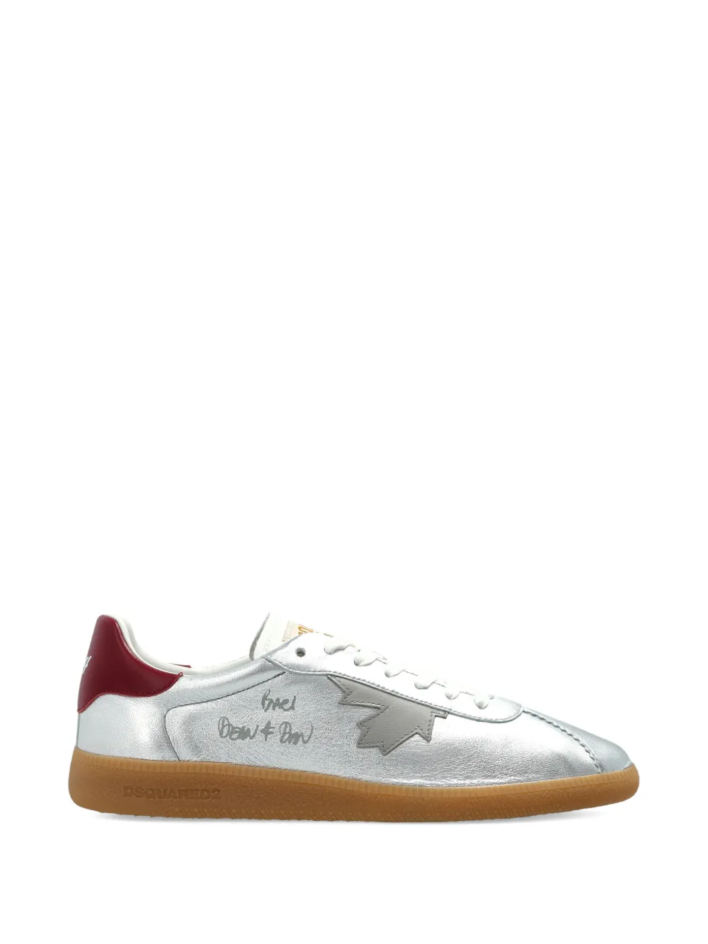 DSQUARED2 Rebels lace-up fastening sneakers Zilver