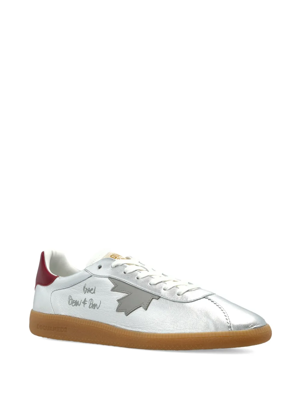 DSQUARED2 Rebels lace-up fastening sneakers Zilver