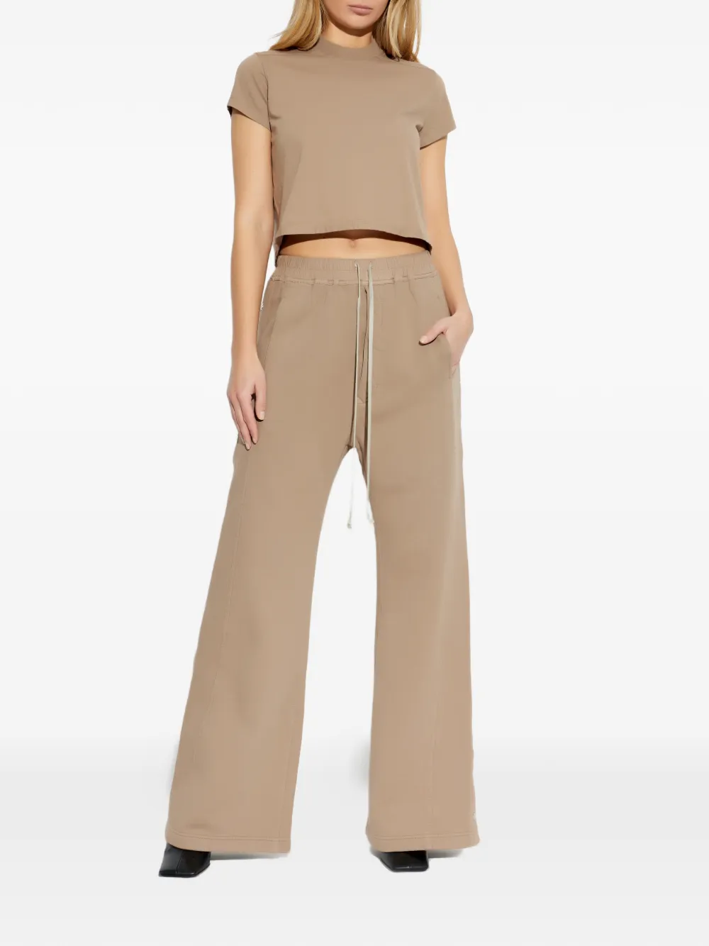  Rick Owens Drkshdw Drawstring Button Trousers - Neutrals 