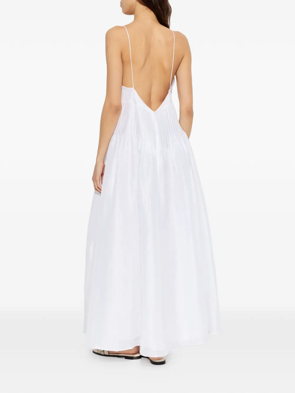 joya strapless sweetheart lam pleated a-line dress from saks fifth Ladivine J871