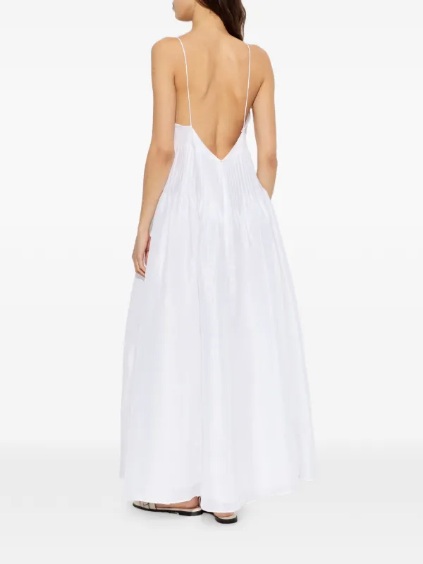 Tory Burch Linen Dress | White | FARFETCH IL