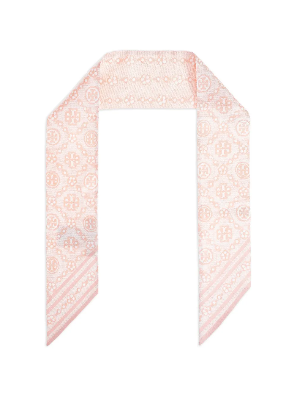 Tory Burch T-Monogram scarf - Rosa