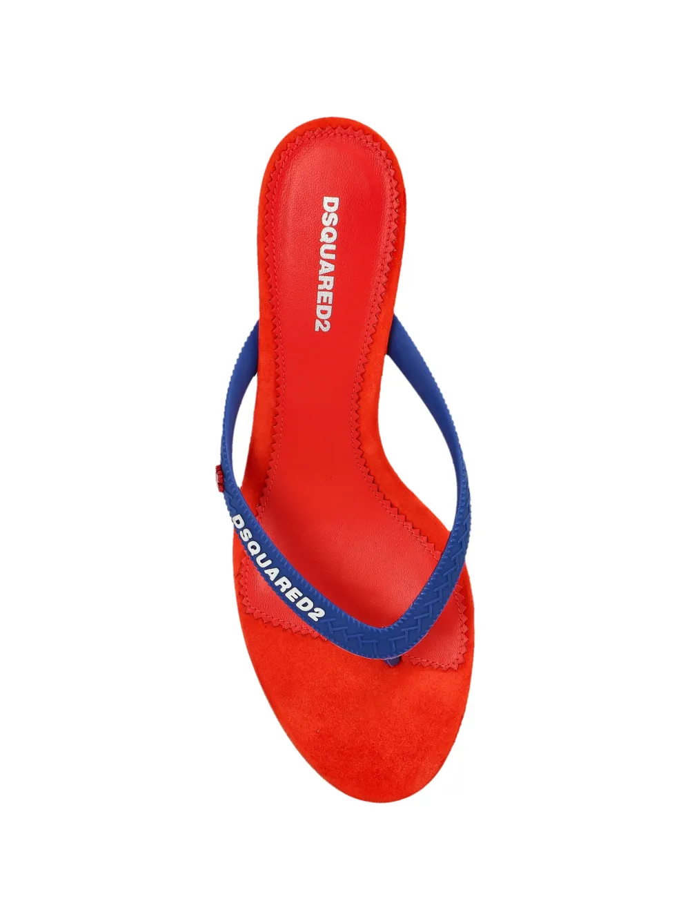 DSQUARED2 Sandalen met colourblocking Rood