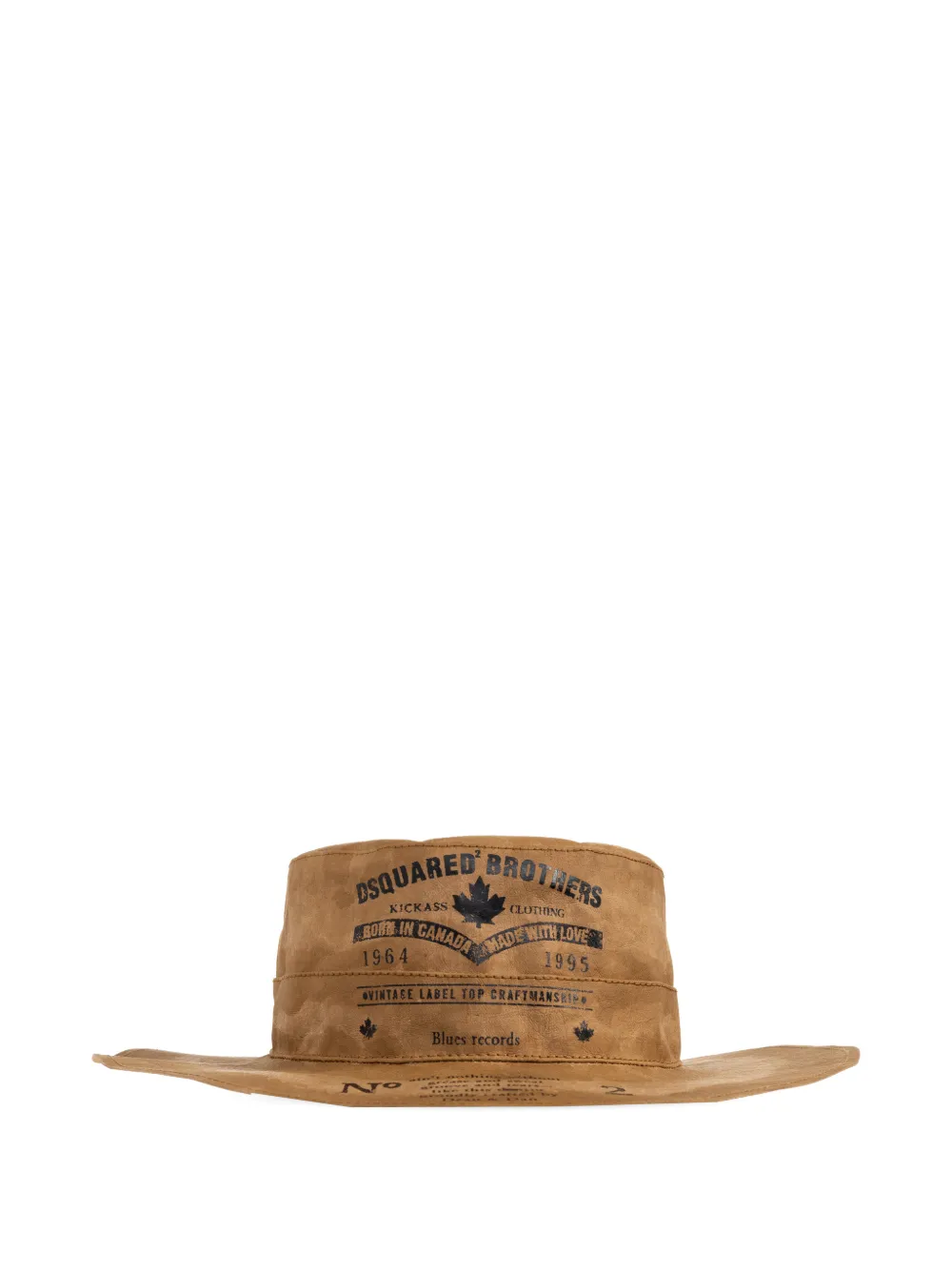 DSQUARED2 stitched brim hat - Toni neutri