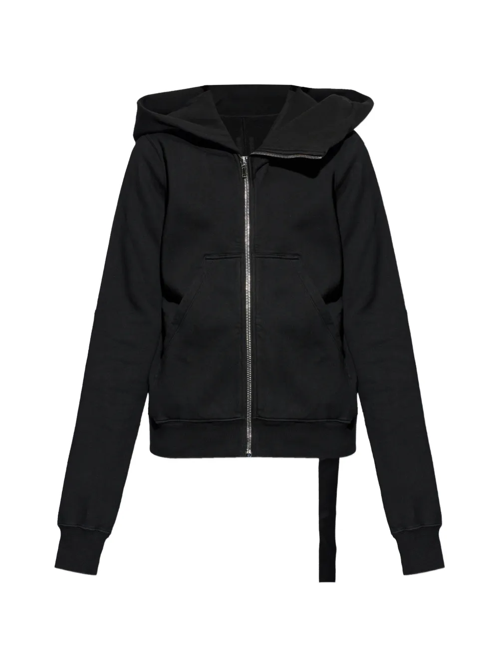 Rick Owens DRKSHDW zip cotton hoodie - Nero