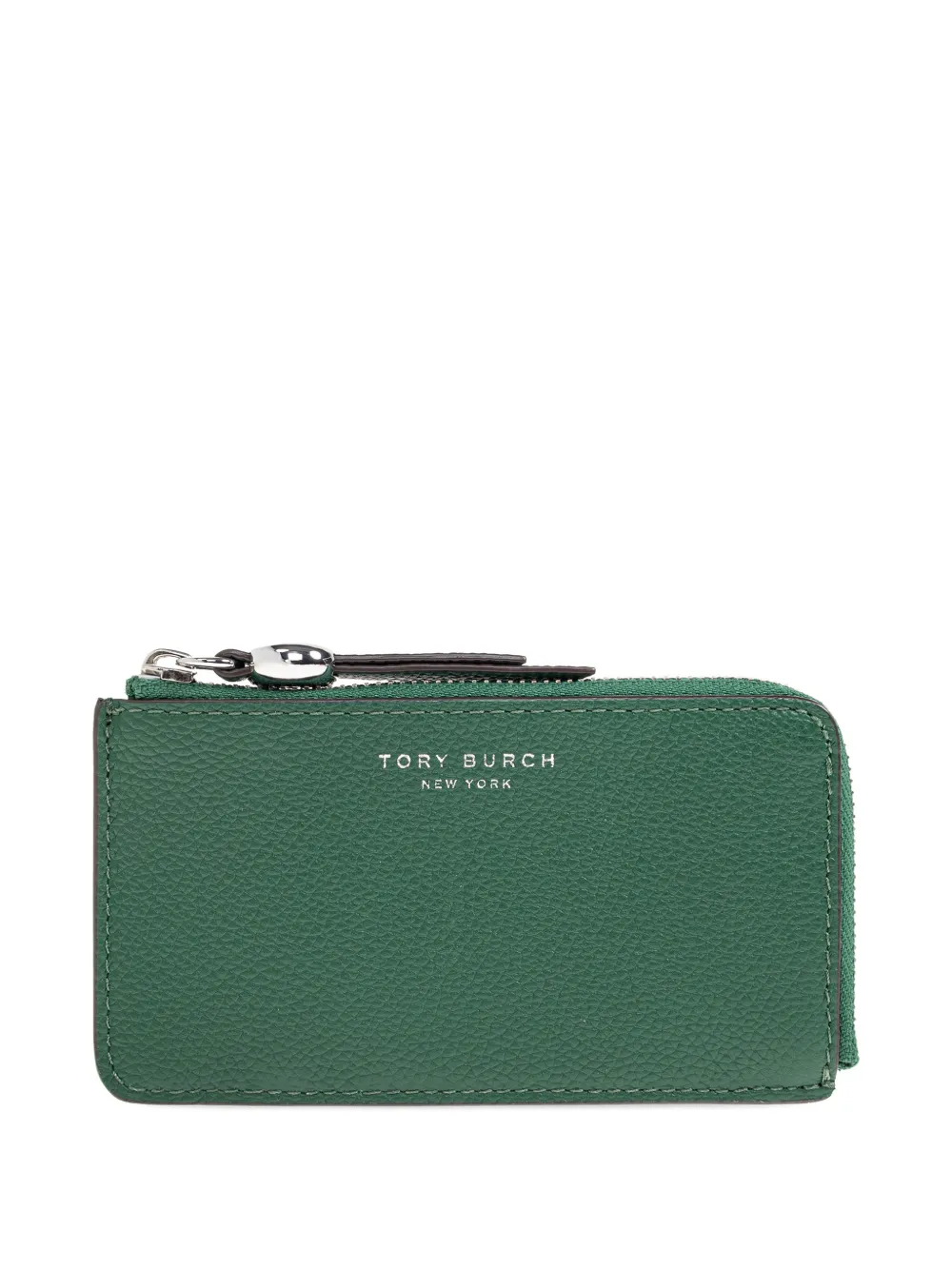 Tory Burch zip leather wallet - Verde