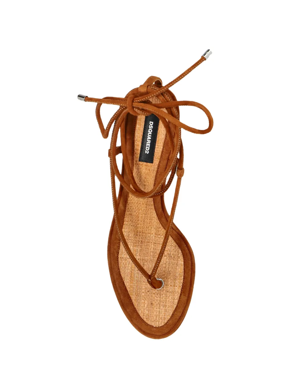 DSQUARED2 Sandalen met wikkeldetail Bruin