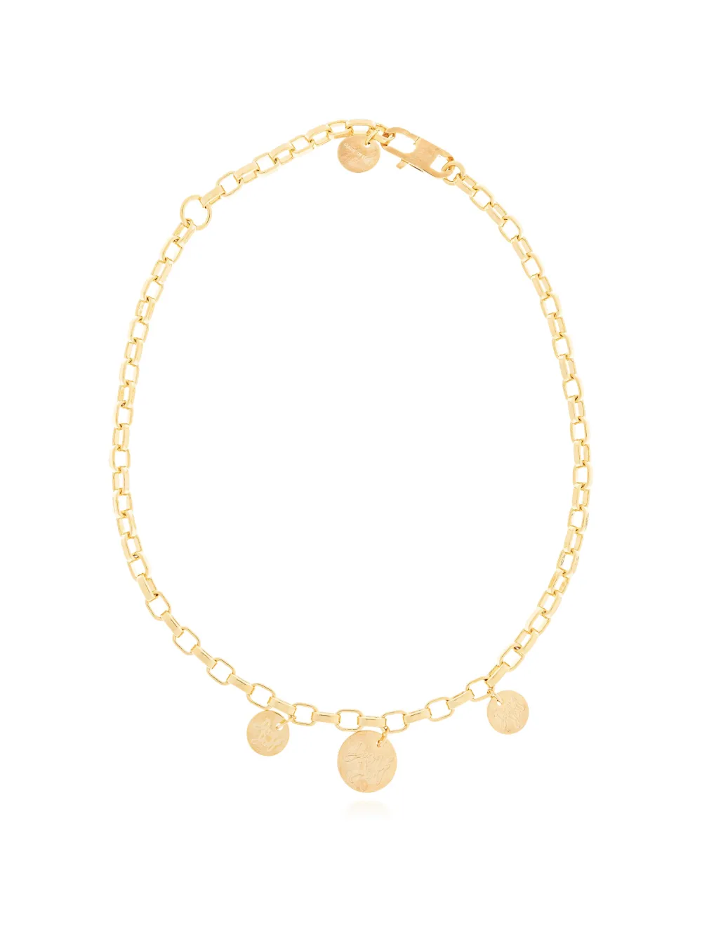 DSQUARED2 coin pendant necklace - Oro