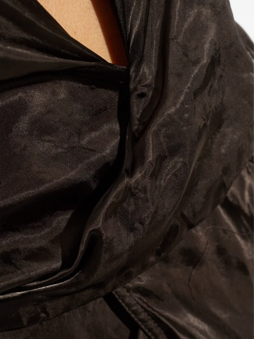 Rick Owens Jurk met V-hals Bruin