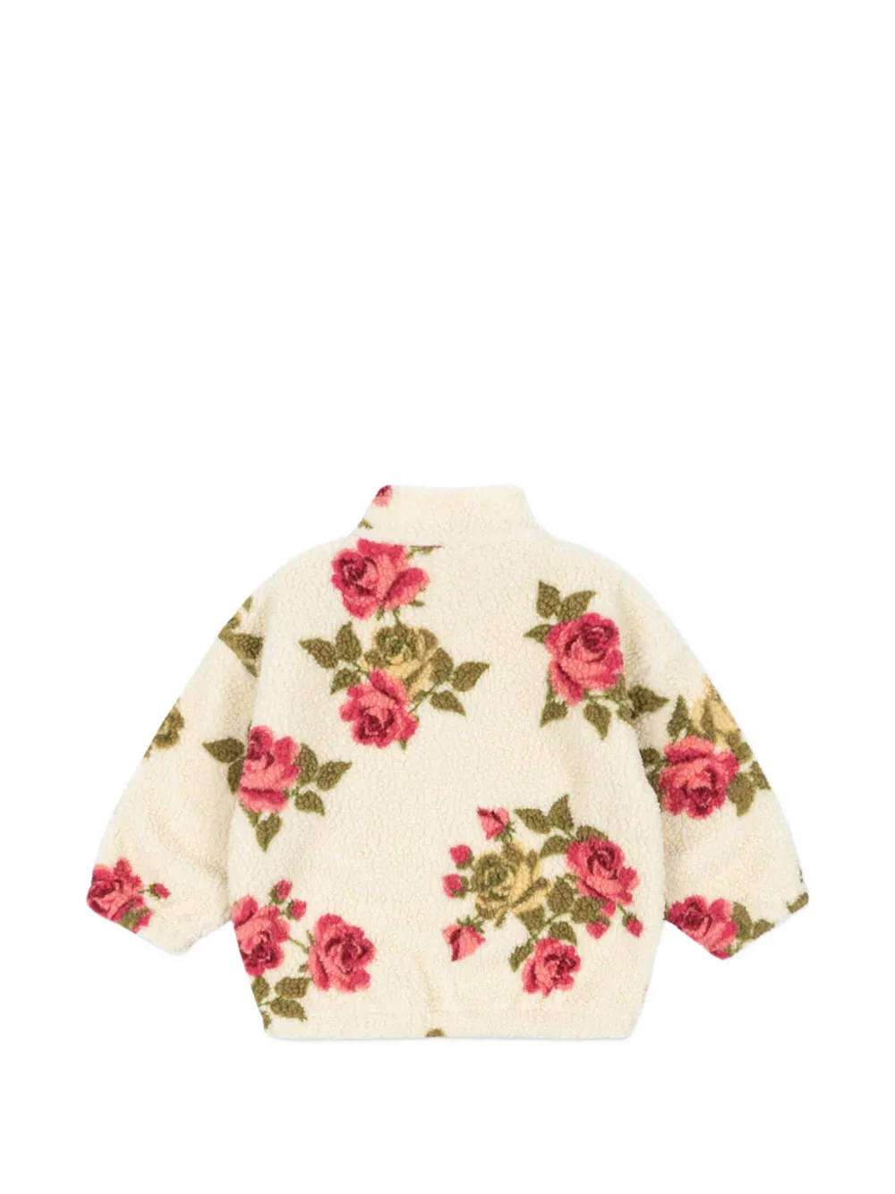  Konges Sløjd Jody Teddy Floral-pattern Jacket - Neutrals 