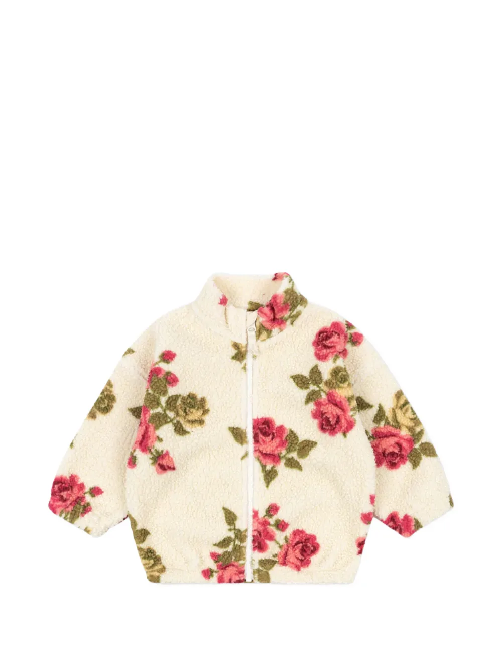 Konges Sløjd Jody Teddy floral-pattern jacket - Toni neutri