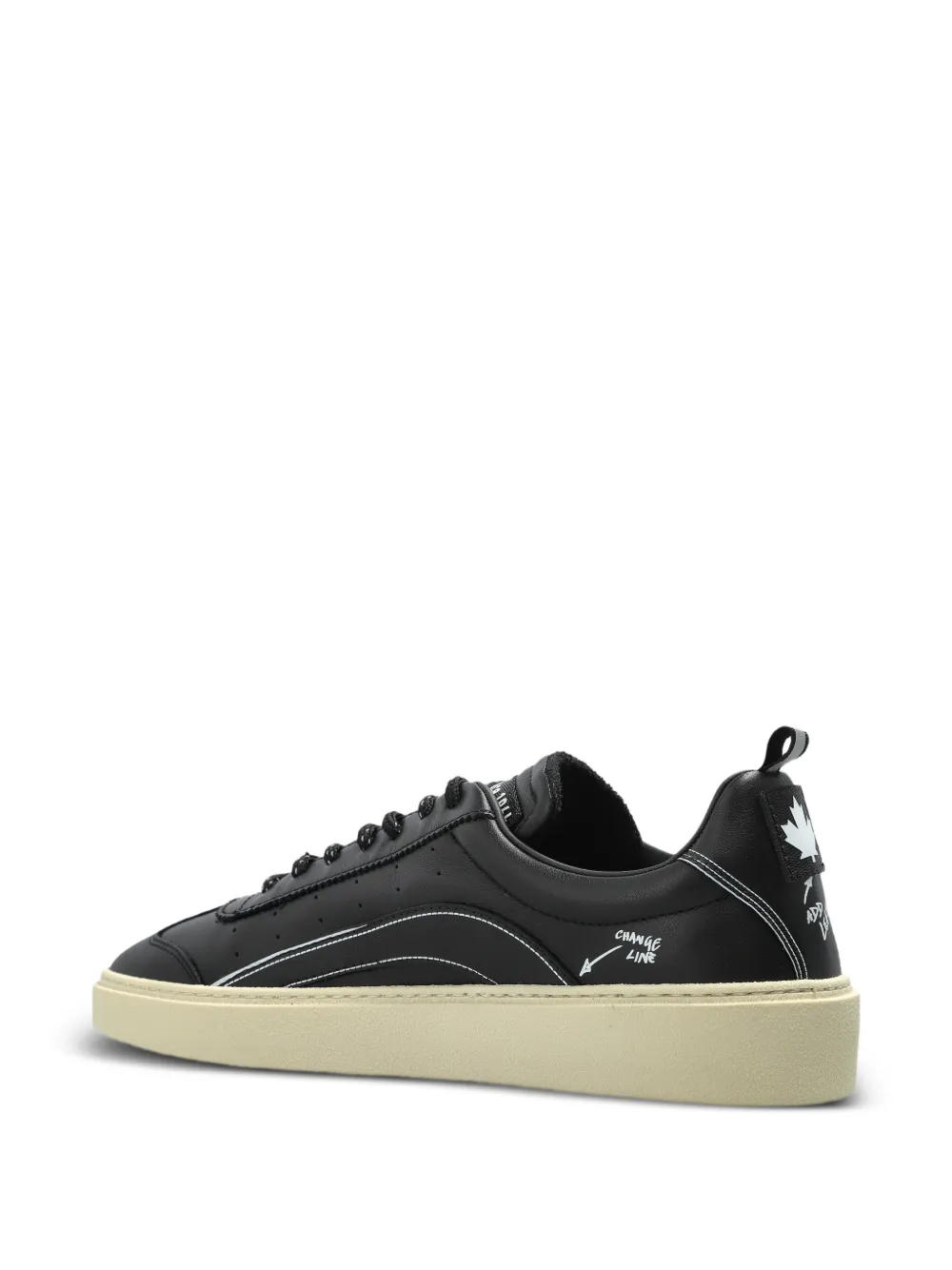  Dsquared2 Rider Logo-patch Sneakers - Black 