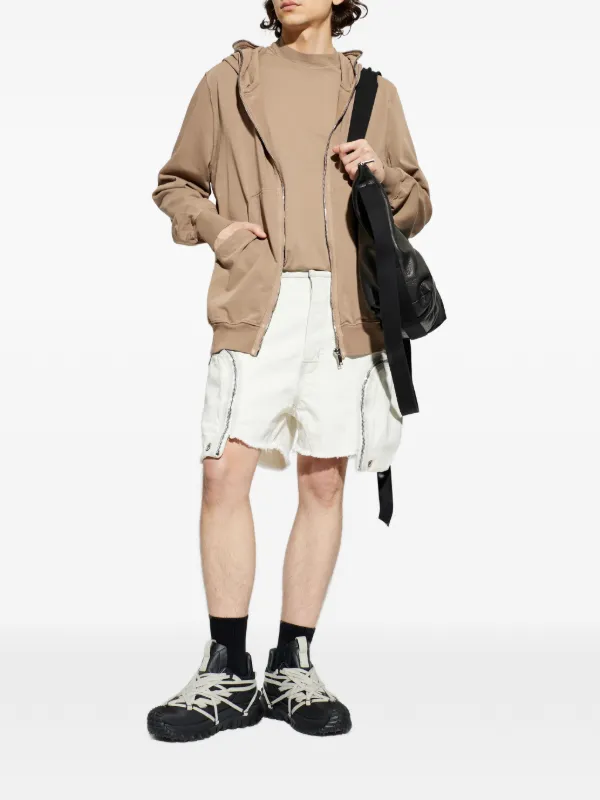 Rick Owens DRKSHDW ジップポケット ショートパンツ | ニュートラル