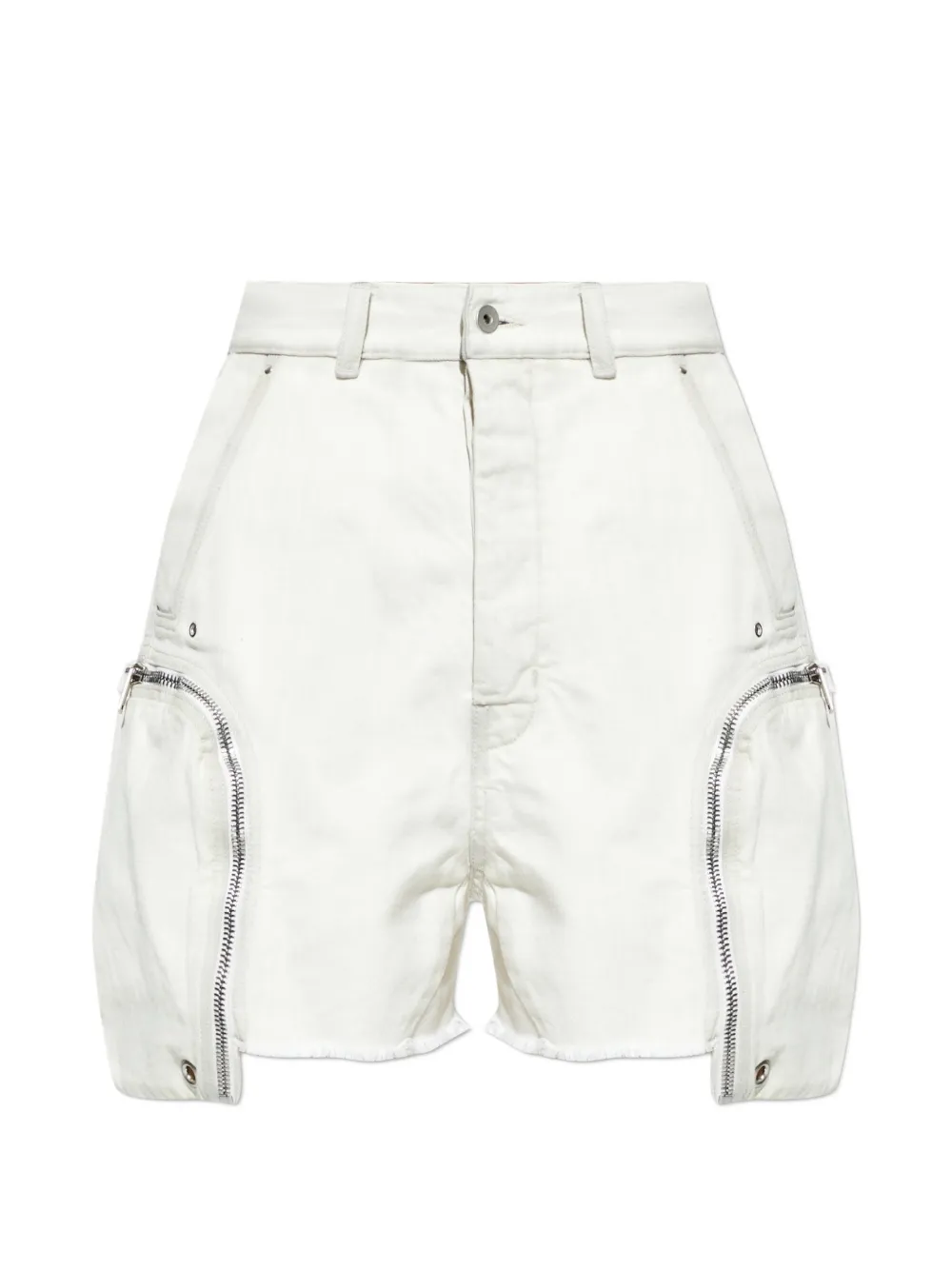 Rick Owens DRKSHDW Shorts con zip - Toni neutri