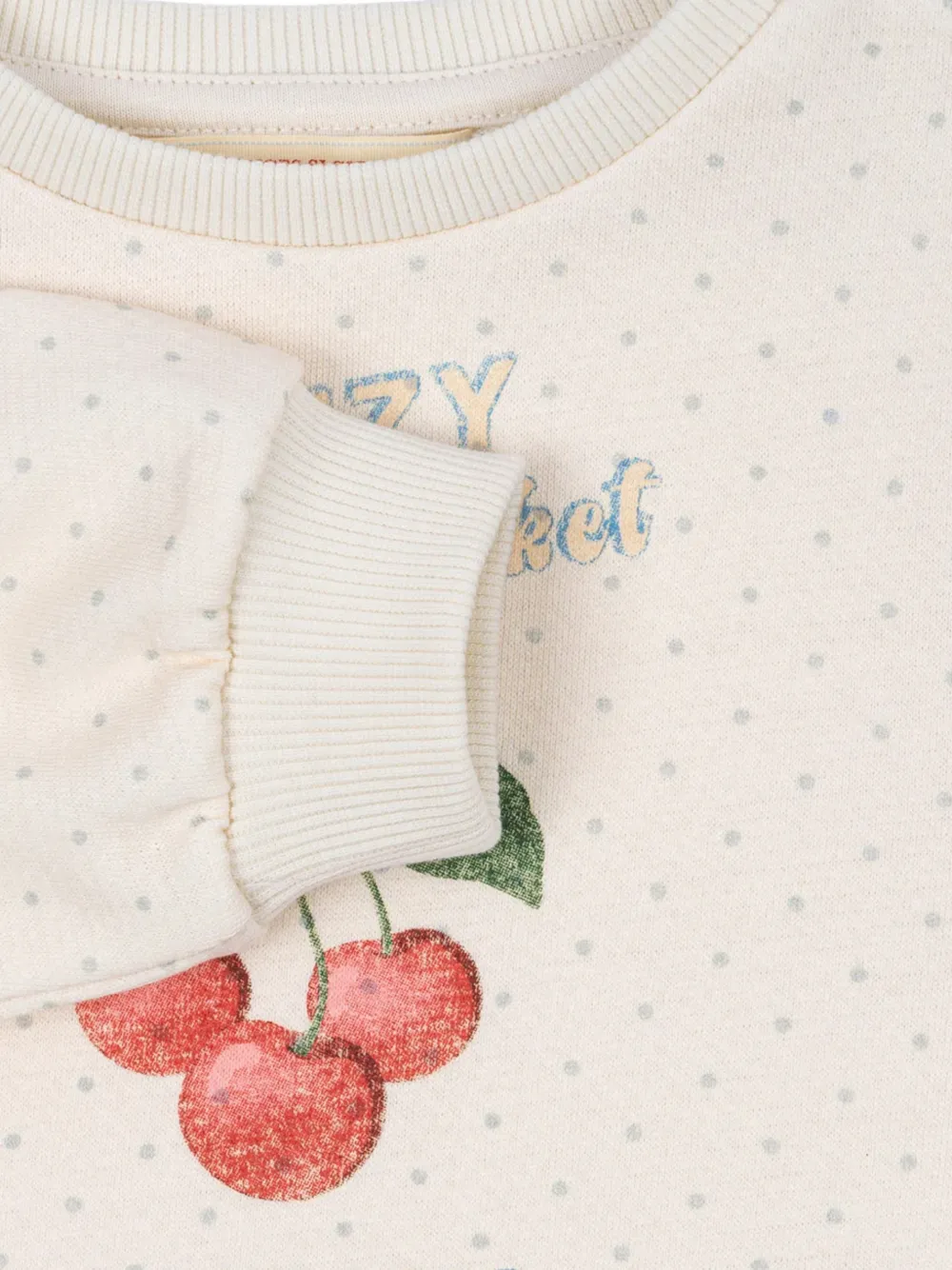  Konges Sløjd Loupy Cherry-print Dress - Neutrals 