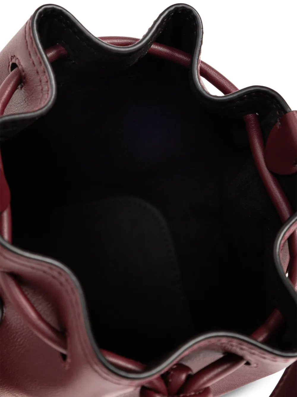 FENDI Mon Tresor leren bucket-tas Rood