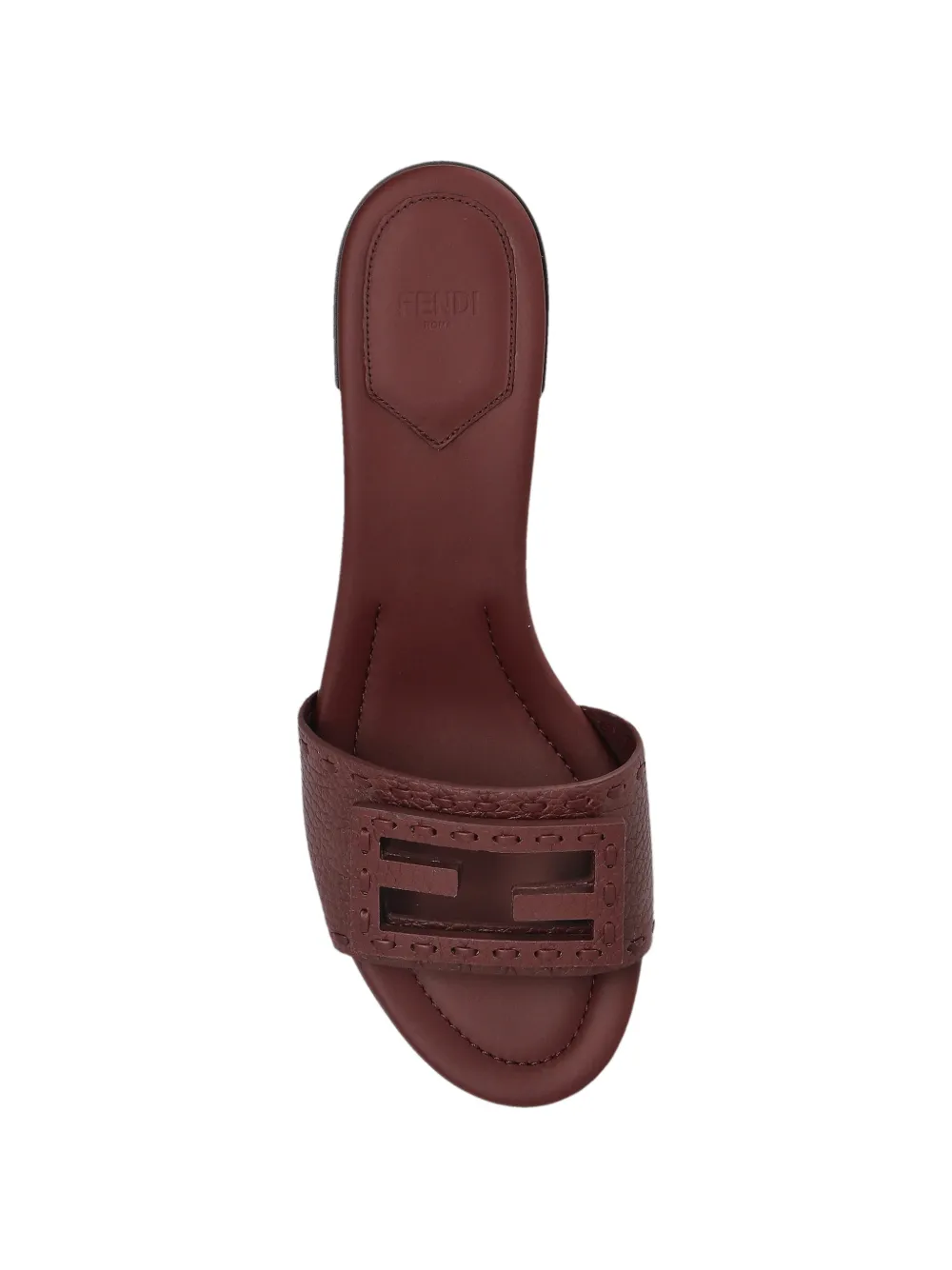 FENDI Sandalen met logo Rood