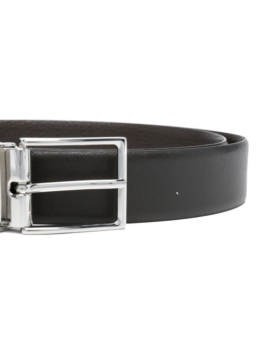 Emporio Armani Omkeerbare leren riem Bruin
