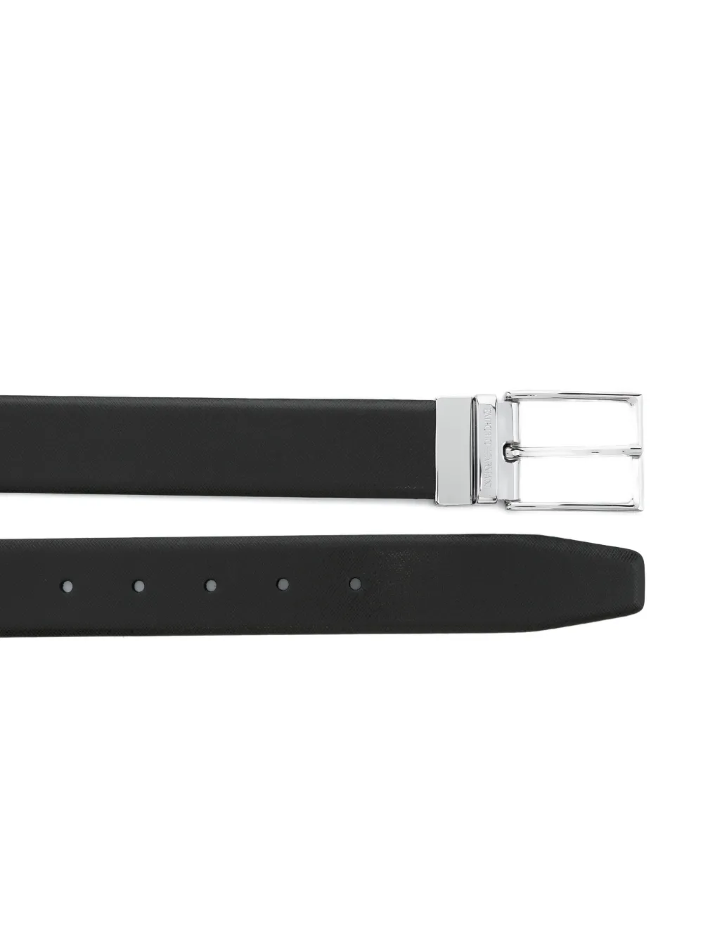 Emporio Armani Omkeerbare leren riem Bruin