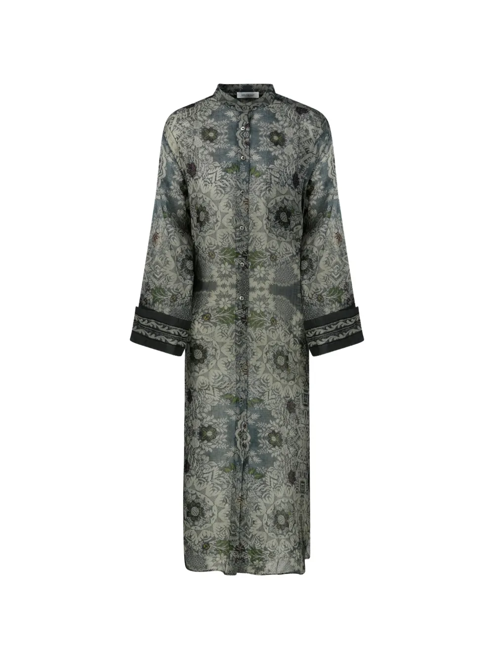 INTO THE EAST floral-print top - Blau