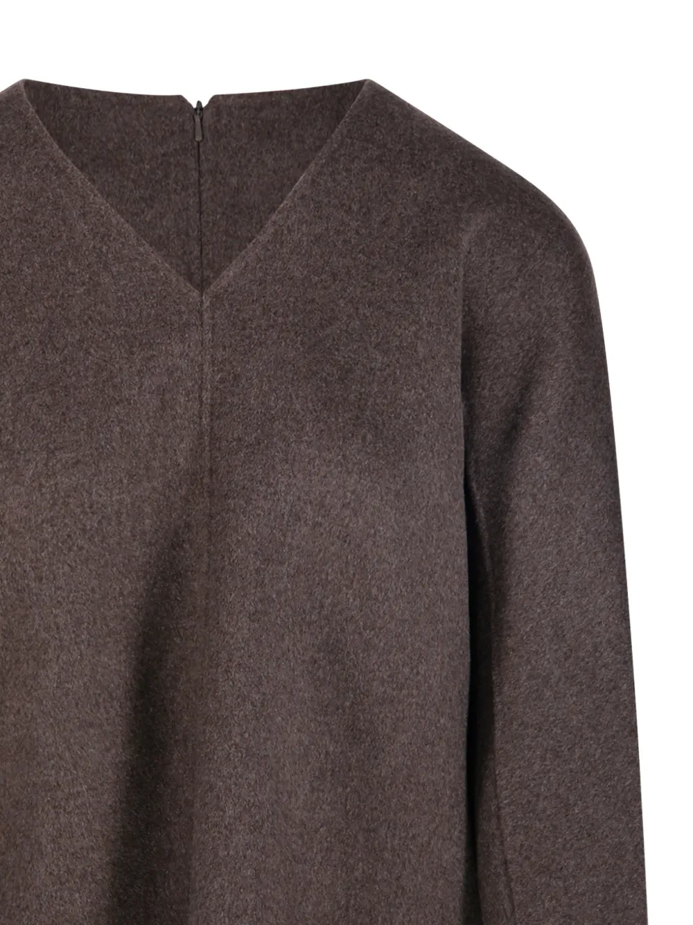 'S Max Mara Wollen blouse met V-hals Bruin
