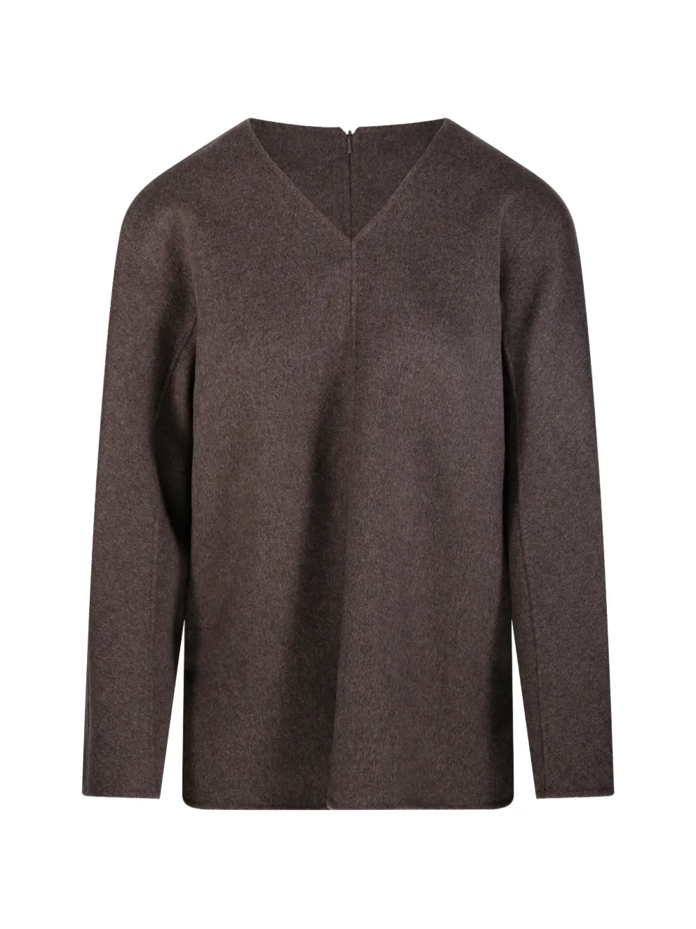 'S Max Mara Blusa con scollo a V - Marrone