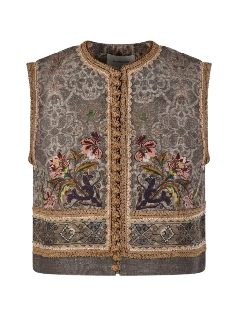 INTO THE EAST chaleco bordado