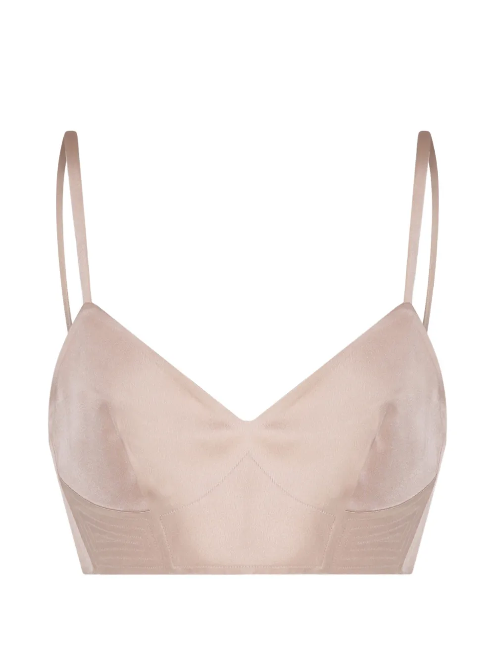 Di Stavnitser Top Mj con scollo a V - Toni neutri