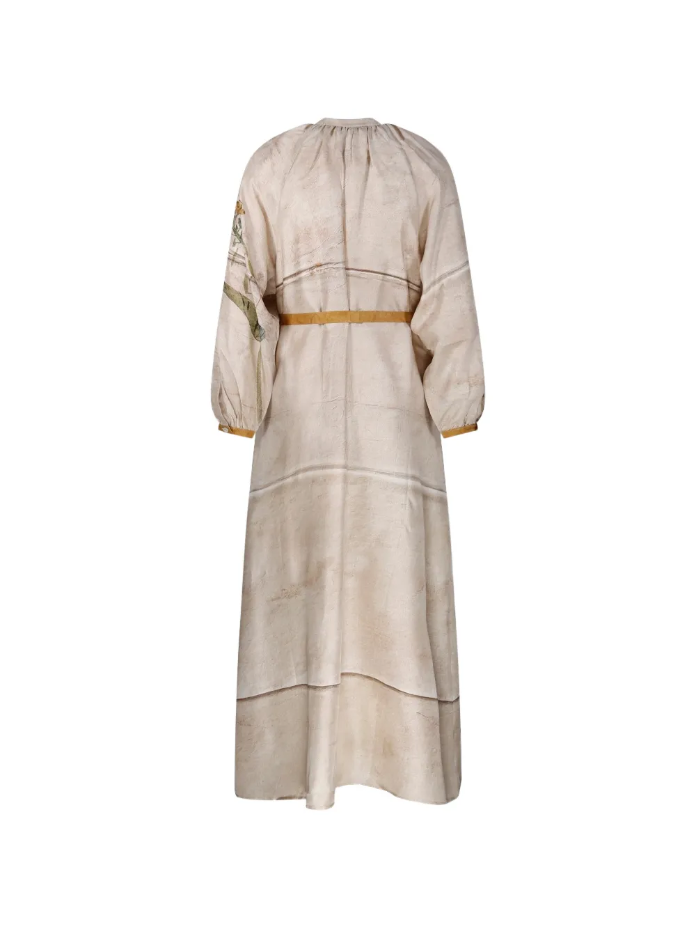 Pierre-Louis Mascia Midi-jurk met ceintuur Beige