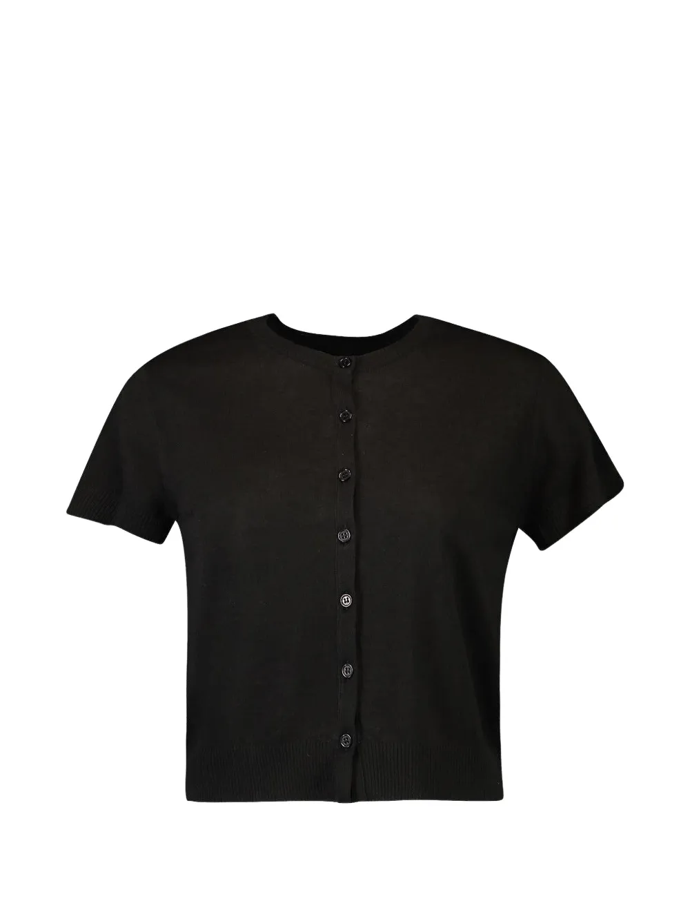 Lars Andersson short-sleeved cardigan - Nero