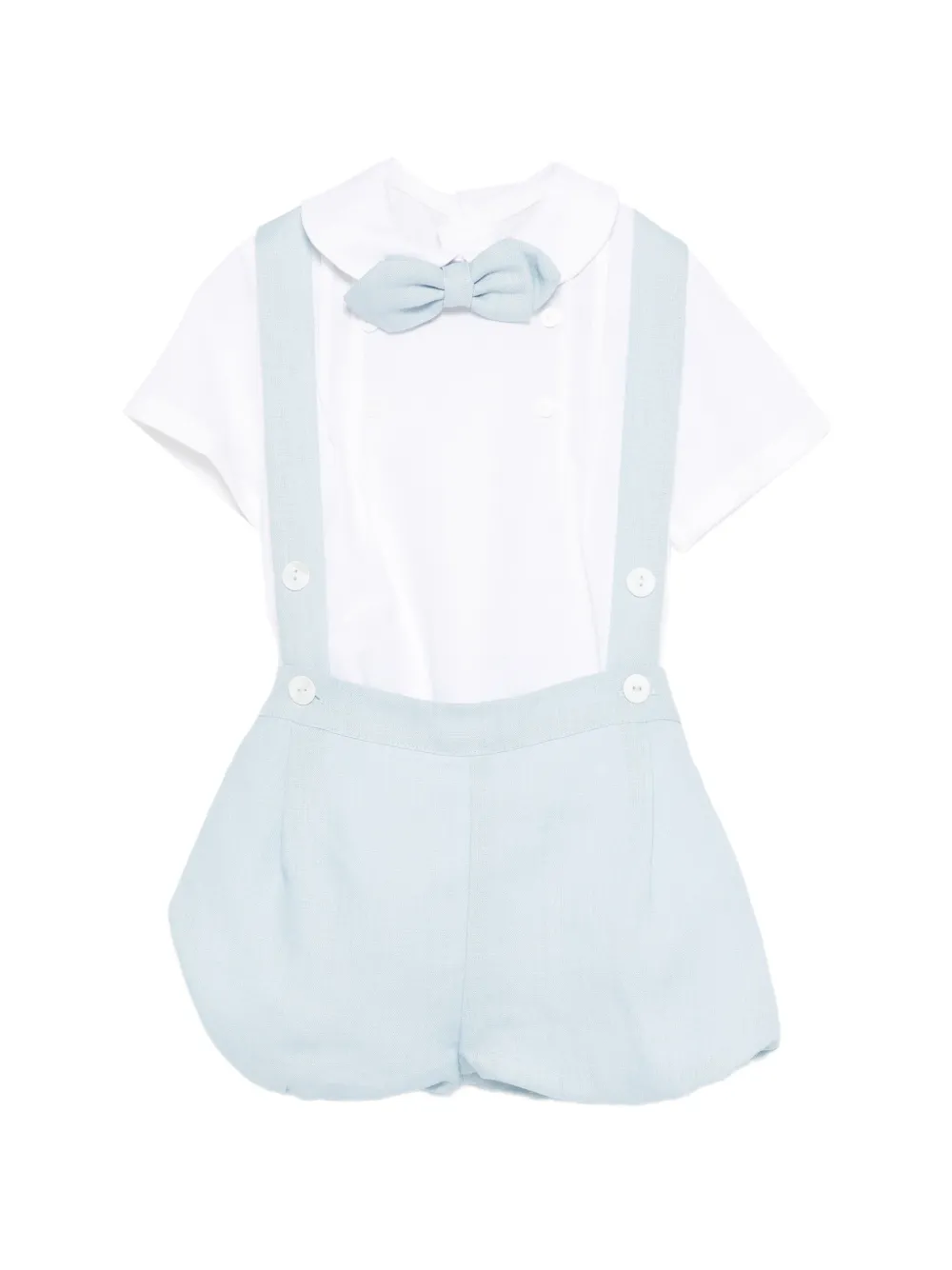 AMAYA suspender playsuit set - Bianco