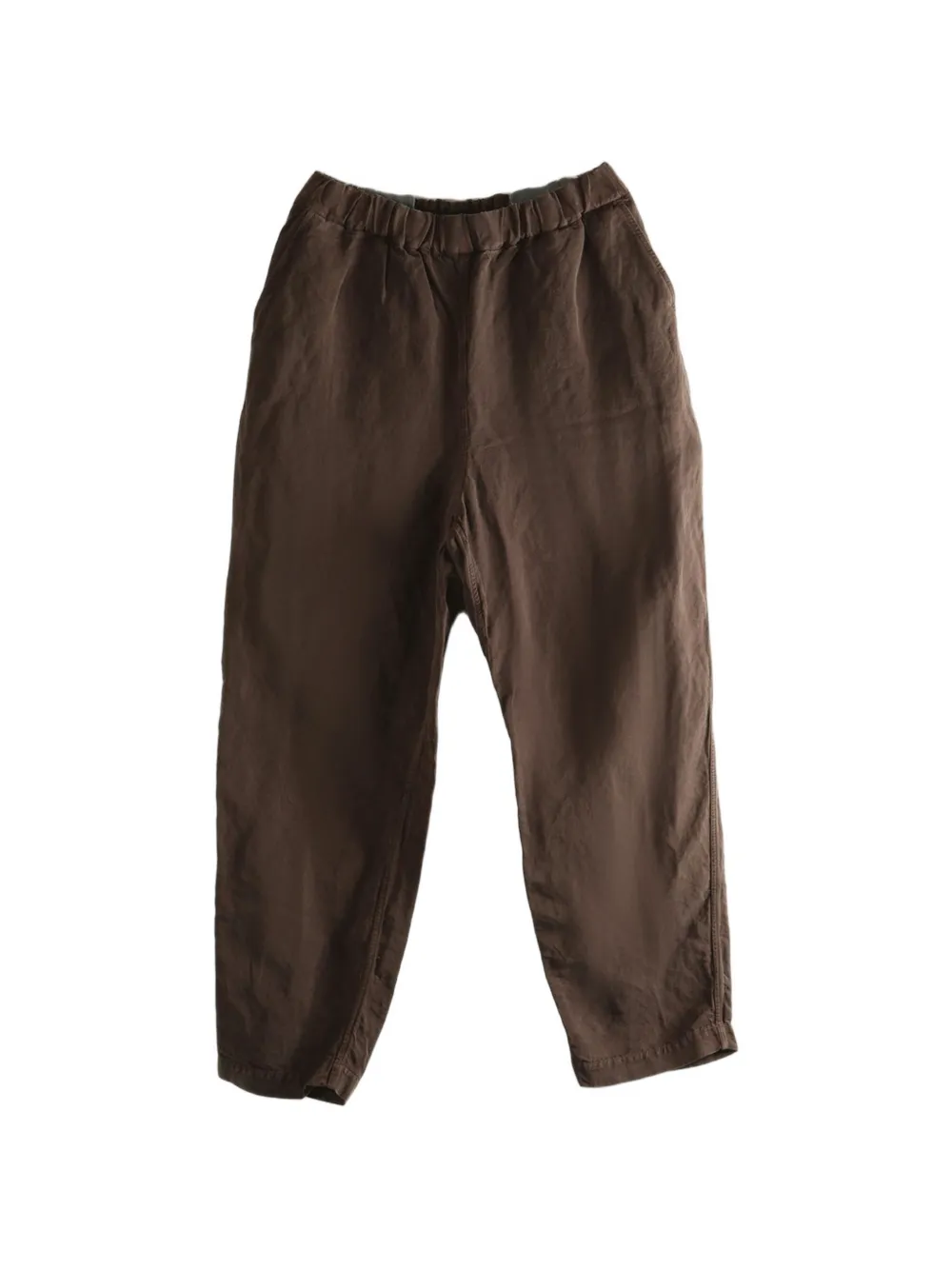 Casey Casey Fabi elastic-waistband trousers - Marrone