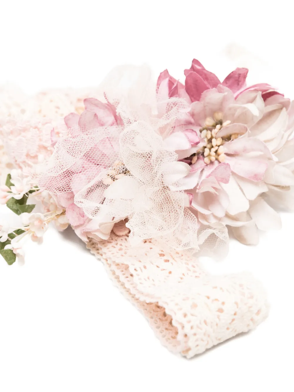  Amaya Floral Lace Belt - Pink 