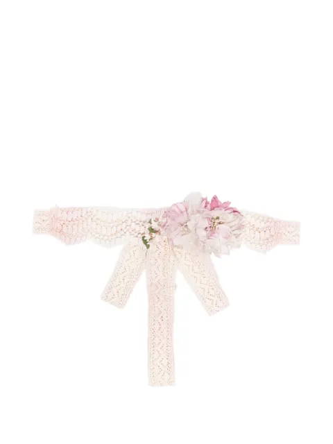 AMAYA floral lace belt