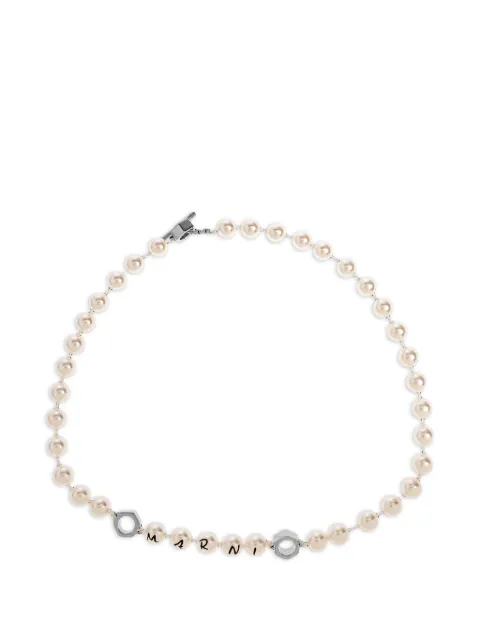 Marni pearl crystal necklace